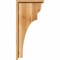 Ekena Millwork Yorktown Rough Sawn Corbel w/Backplate, Western Red Cedar, 6"W x 14"D x 30"H COR06X14X30YOR01RWR - alternate 4
